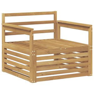 vidaXL Sof&aacute; de exterior Madera de Acacia S&oacute;lida Blanco