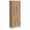 vidaXL Juego de armarios 2 uds. Roble artisan Madera de ingenier&iacute;a