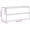 vidaXL Mueble para lavabo roble negro 100x38,5x45 cm madera ingeniería
