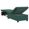 vidaXL Sof&aacute; cama Verde oscuro 194 x 67 x 82 cm Terciopelo