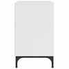 vidaXL Mesas de noche con caj&oacute;n 2 pcs Blanco brillante 49 x 36 x 61 cm