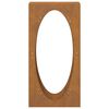 vidaXL Le&ntilde;ero 50x23x100 cm acero corten