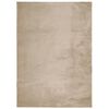 vidaXL Alfombra de pelo corto suave lavable HUARTE arena 200x280 cm