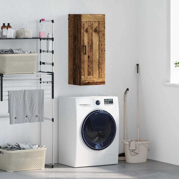 vidaXL Armario de pared Madera Vieja 34,5 x 34 x 90 cm