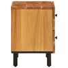 vidaXL Mesitas de noche 2 uds madera maciza de acacia 40x33x46 cm