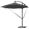 vidaXL Parasol de cantilever tipo plátano Antracita 294 x 294 x 248 cm