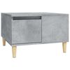 vidaXL Mesa de centro madera contrachapada gris hormig&oacute;n 55x55x36,5 cm