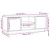 vidaXL Mueble de TV madera maciza de pino marrón miel 110x35x40,5 cm