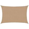 vidaXL Toldo de vela gris taupe HDPE 160 g/m&sup2; 2x2,5 m