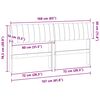 vidaXL Cabecero tapizado Taup&eacute; 160 cm Madera de pino macizo