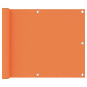 vidaXL Toldo para balc&oacute;n tela oxford naranja 75x300 cm