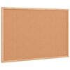 vidaXL Tablero de corcho con marco de madera de pino macizo 60x40 cm