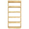 vidaXL Estantería/divisor de espacios madera maciza pino 80x35x167 cm