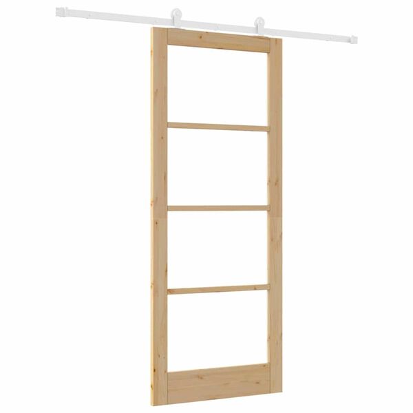 vidaXL Puerta Corredera ORKDAL Natural 86 x 211 cm