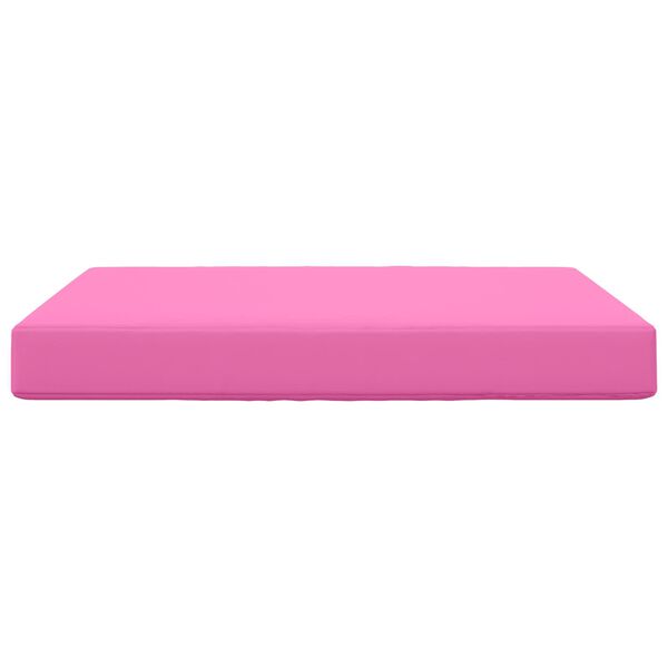 vidaXL Coj&iacute;n para sof&aacute; de exterior Rosa 80 x 80 x 8 cm Poli&eacute;ster