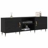 vidaXL Gabinete de TV Roble negro 150 x 30 x 50 cm