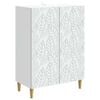 vidaXL Aparador Blanco 66 x 34,5 x 90 cm Madera de ingenier&iacute;a