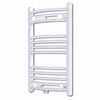 vidaXL Radiador toallero de ba&ntilde;o con rieles curvados 500 x 764 mm