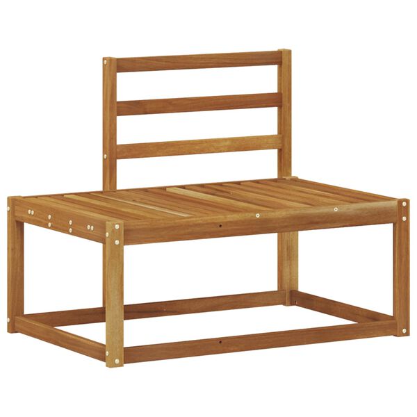 vidaXL Conjunto de sof&aacute;s de exterior 2 pcs Natural 182,5 x 63 x 73 cm