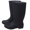 vidaXL Botas de agua negras talla 40