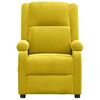 vidaXL Sill&oacute;n reclinable terciopelo amarillo