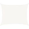 vidaXL Toldo de vela blanco HDPE 160 g/m&sup2; 6x8 m