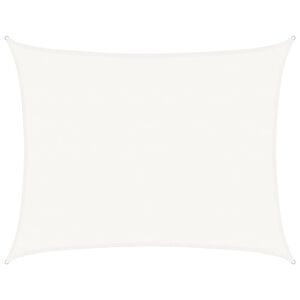 vidaXL Toldo de vela blanco HDPE 160 g/m&sup2; 6x8 m