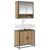 vidaXL Mueble de lavabo para ba&ntilde;o Roble artisan 65 x 33 x 60 cm