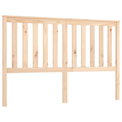 vidaXL Cabecero de cama madera maciza de pino 156x6x101 cm