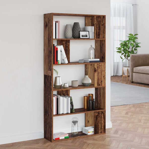 vidaXL Librer&iacute;a Madera vieja 80 x 24 x 159 cm Madera de ingenier&iacute;a