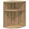 vidaXL Mesa Auxiliar Roble artisan 39,7 x 39,7 x 60 cm