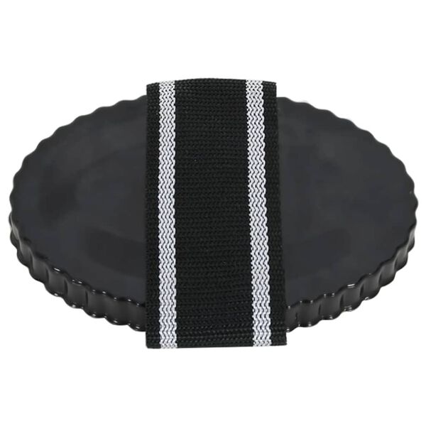 vidaXL Rascadera almohaza 3 unidades acero negro