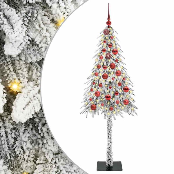 vidaXL Árbol de Navidad con 150 LED con soporte 150 cm PE y Acero