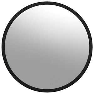 vidaXL Espejo de tr&aacute;fico convexo para interiores, acr&iacute;lico negro &Oslash;40 cm