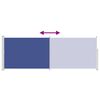 vidaXL Toldo lateral retr&aacute;ctil 160x500 cm azul