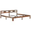 vidaXL Estructura de cama sin colch&oacute;n madera maciza 200x200 cm