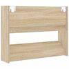 vidaXL Zapatero de pared madera contrachapada roble Sonoma 80x18x60 cm
