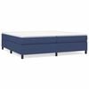 vidaXL Estructura de cama con somier tela azul 200x200 cm