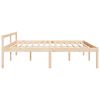 vidaXL Cama para personas mayores madera maciza de pino 200x200 cm