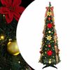 vidaXL &Aacute;rbol de Navidad artificial con 100 LED Verde 155 cm PVC