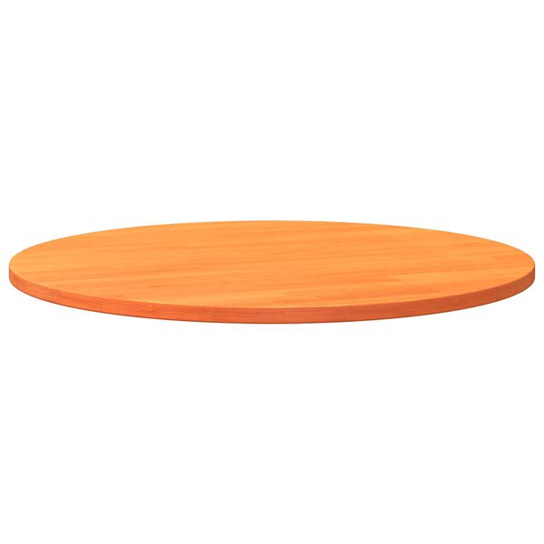 vidaXL Tablero de mesa redondo madera maciza de pino marr&oacute;n &Oslash;90x2,5 cm