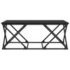 vidaXL Mesa de Caf&eacute; Roble Negro 100 x 49 x 40 cm Madera de ingenier&iacute;a
