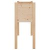 vidaXL Jardinera de madera maciza de pino 70x31x70 cm