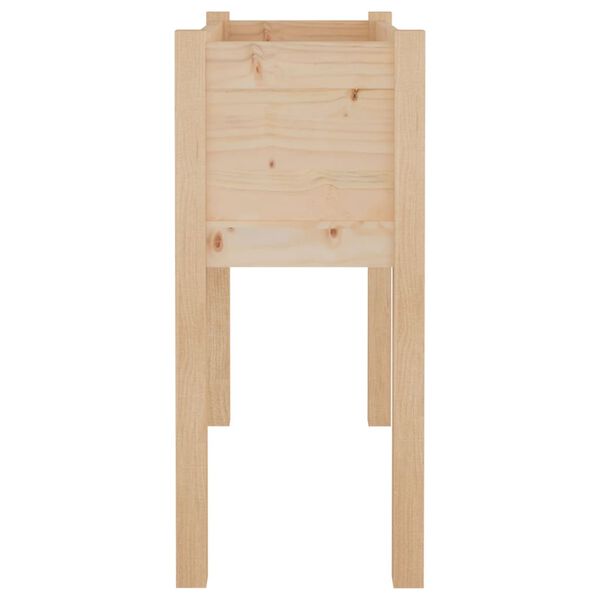 vidaXL Jardinera de madera maciza de pino 70x31x70 cm