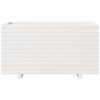vidaXL Jardinera madera maciza de pino blanco 90x40x49,5 cm