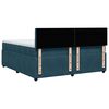 vidaXL Cama box spring con colch&oacute;n terciopelo azul 200x200 cm