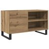 vidaXL Mueble discos madera de ingenier&iacute;a roble artisan 84,5x38x48 cm