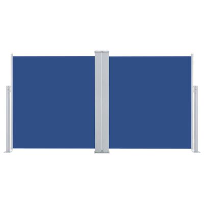 vidaXL Toldo lateral retráctil azul 117x600 cm