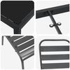 vidaXL Conjunto de Comedor de Jard&iacute;n 5 pcs Antracita