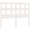 vidaXL Cabecero de cama madera maciza de pino blanco 185,5x4x100 cm